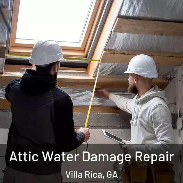  Attic Water Damage Repair Villa Rica, GA