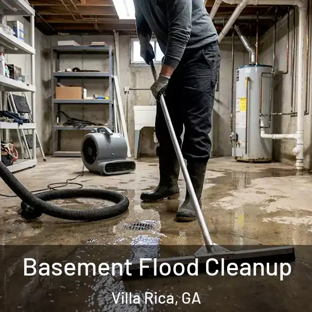  Basement Flood Cleanup Villa Rica, GA