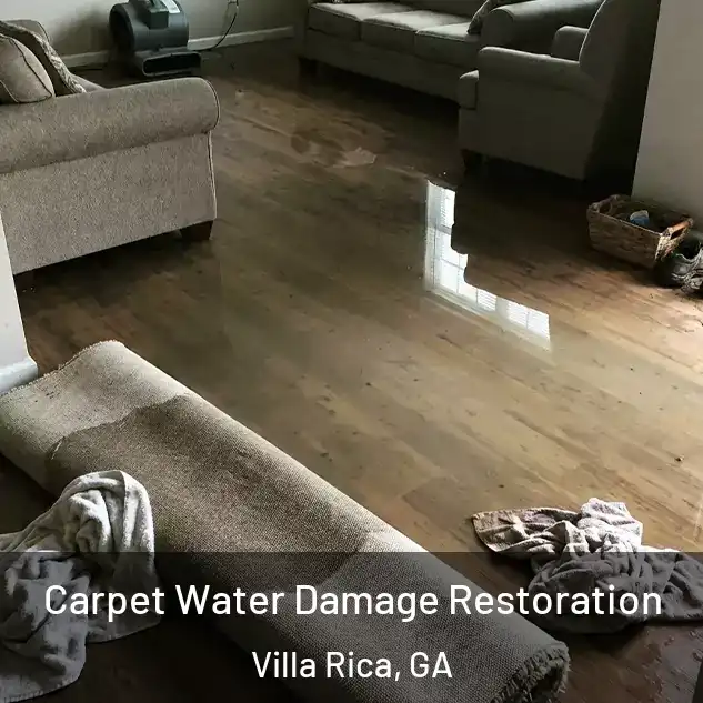  Carpet Water Damage Restoration Villa Rica, GA