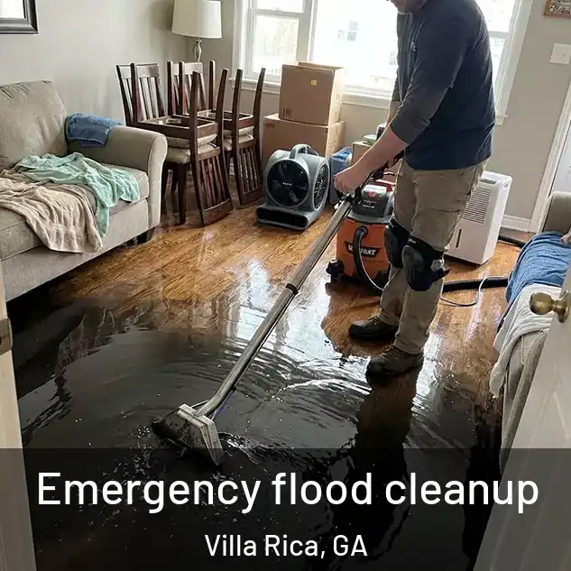  Emergency flood cleanup Villa Rica, GA