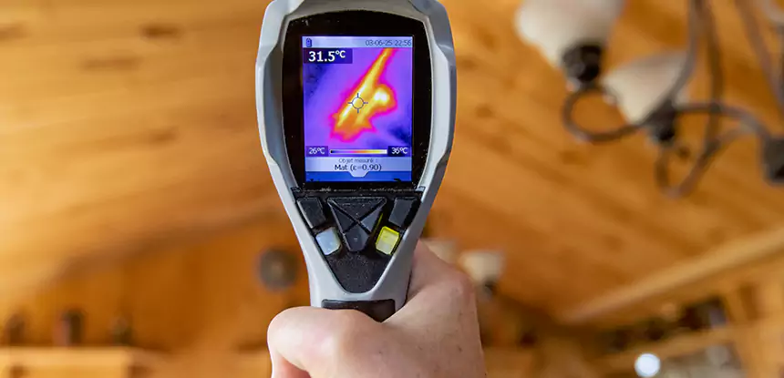 Infrared Camera Roof Leak Detection in Villa Rica