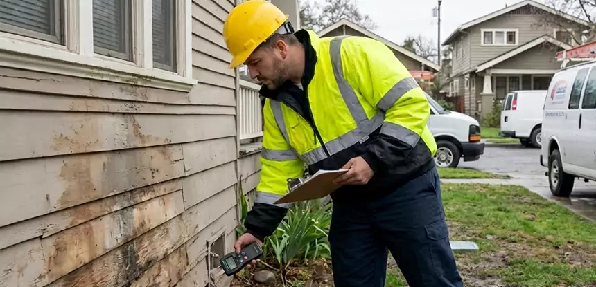 Water Damage Exterior Wall Villa Rica