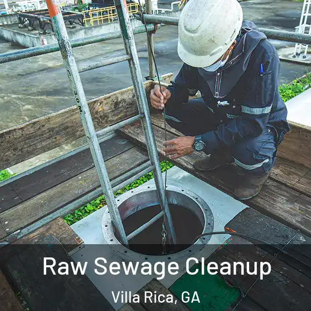  Raw Sewage Cleanup Villa Rica, GA