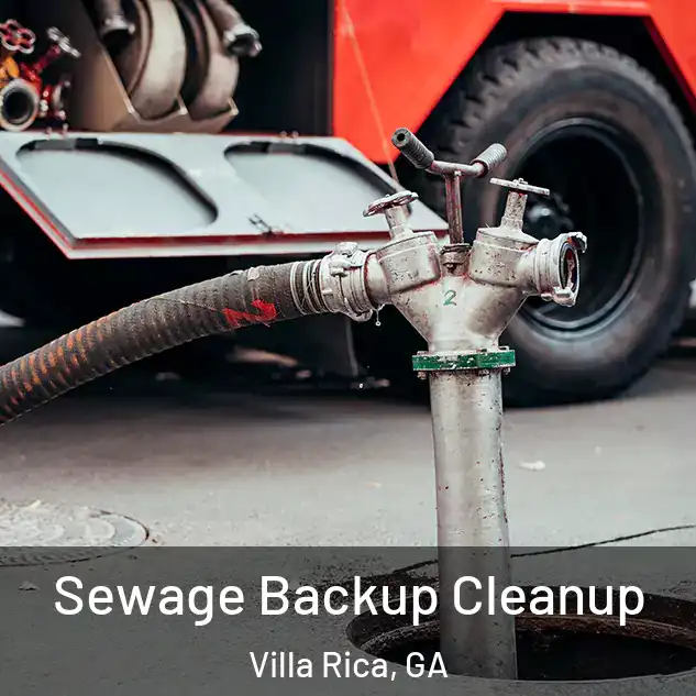  Sewage Backup Cleanup Villa Rica, GA
