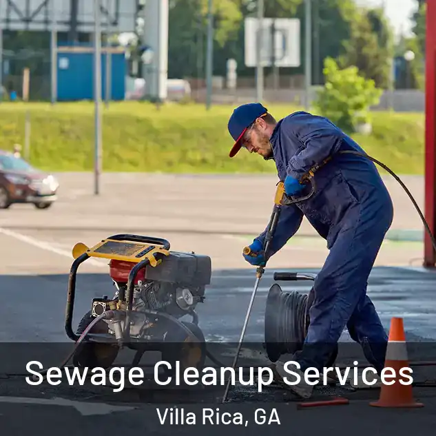  Sewage Cleanup Services Villa Rica, GA